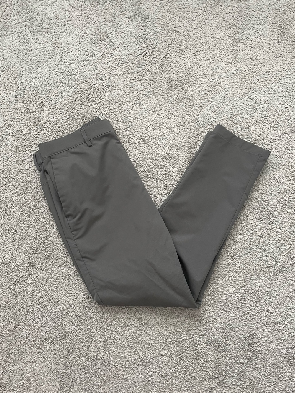 Banana Republic Slim City Pant Men’s 34x32 Skyline Grey Tech Performance Chino
